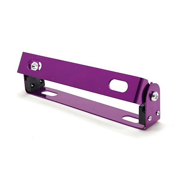 ナンバーステー 角度調整可能！ パープル / スカイウェイブ アドレス