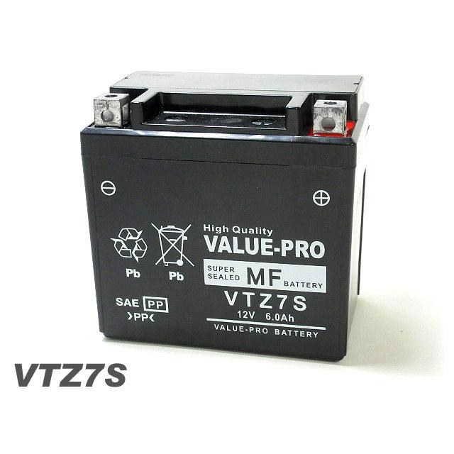 VTZ7S 充電済バッテリー ValuePro / 互換 YTZ7S セロー225WE ランツァ