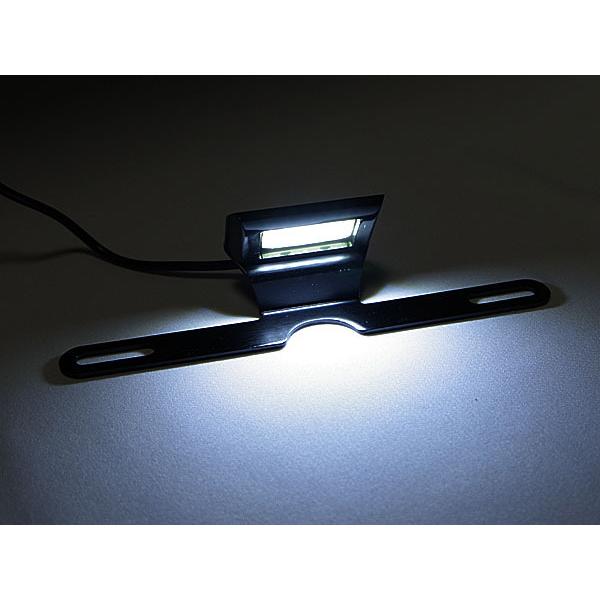 オートバイ LEDナンバー灯 ナンバーステー / 新品 汎用 設置かんたん