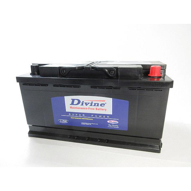 MF60038 バッテリー MF60038 DIVINEバッテリー / 欧州車 SLX-1A 互換 ジャガー XF XJ XJR
