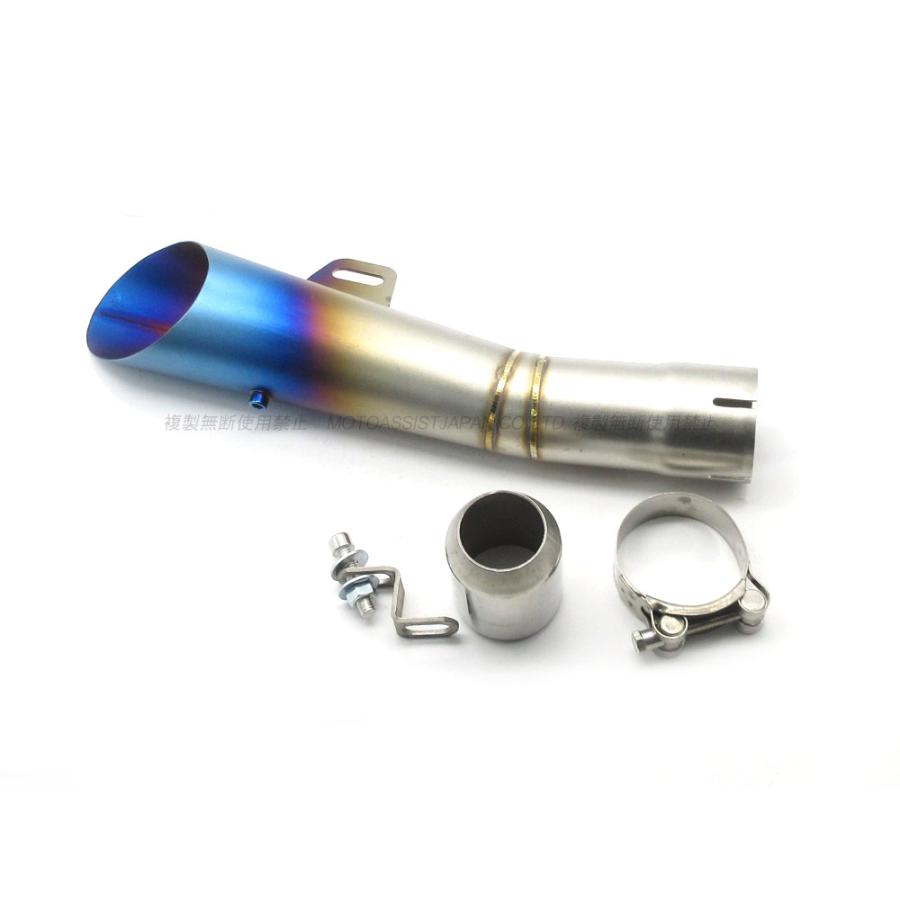 スラッシュカット サイレンサー マフラー チタンブルー50.8mm/ グラス