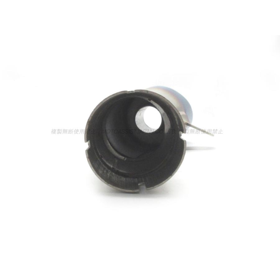 スラッシュカット サイレンサー マフラー チタンブルー50.8mm/ グラス