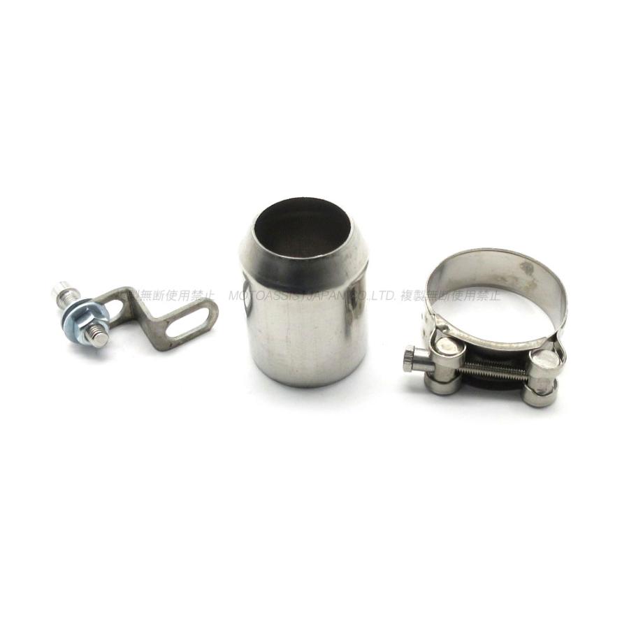 スラッシュカット サイレンサー マフラー シルバー 50.8mm/ 汎用