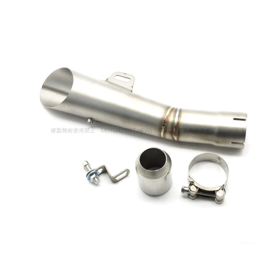 スラッシュカット サイレンサー マフラー シルバー 50.8mm/ 汎用 D