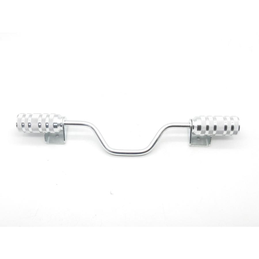 汎用 スクーター アルミステップバー シルバー 銀 / JOG ZR BW'S