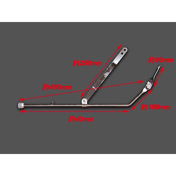 旗棒 ショート 40cm フラッグポール / GT380 GSX250E GS400 旗棒 ショート 40cm フラッグポール / GT380 GSX250E GS400