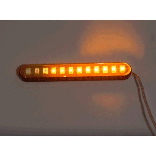 かんたん貼付け LEDウィンカー シーケンシャルウインカー 2個 / 汎用