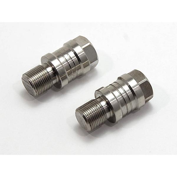 オーリンズ 64チタン製 延長アダプター 25mm ゼファー1100 m104 オーリンズ 25mm 延長アダプター 延長ジョイント 2個 / 硬質