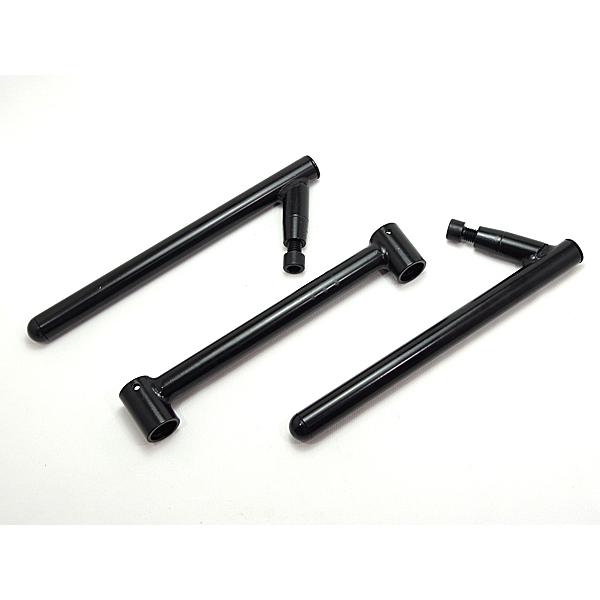 新品 可変式 コンドルハンドル 半ツヤ ブラック 黒小/650mm汎用