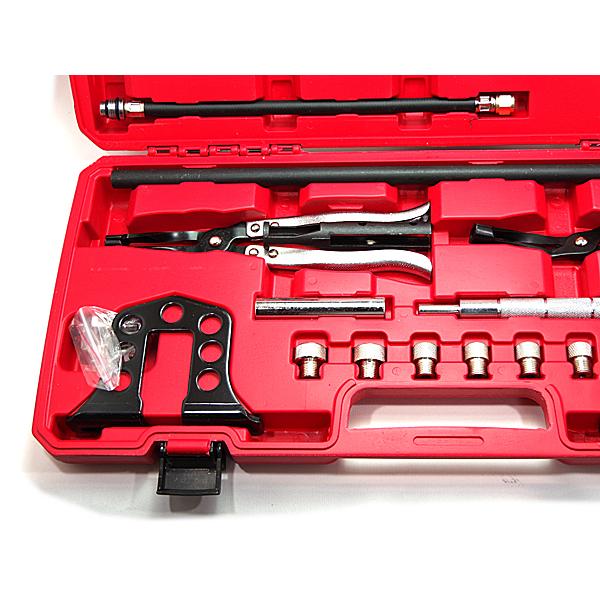 工具箱 バルブスプリング コンプレッサー キット ステムシール 交換