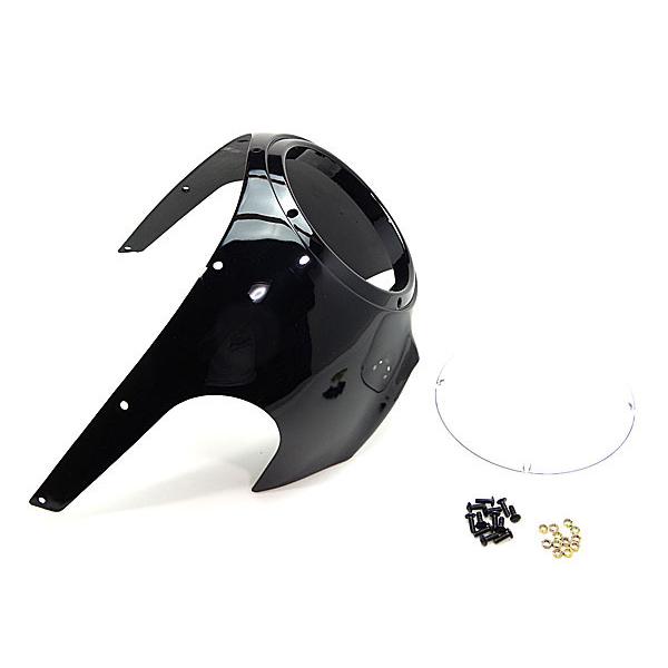 新品 ビキニカウル ブラック 黒 ◇ 汎用 ビンテージ カフェレーサー