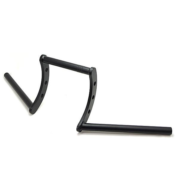 22パイ ロボハン アタックバー 高200mm マットブラック 黒 /新品汎用
