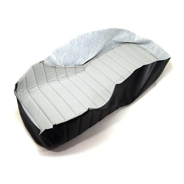 94-'08 ZRX400 タックロール 新品 シートカバー 黒色 ブラック PVC