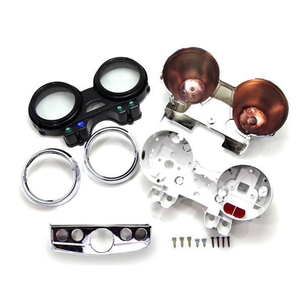 カワサキ純正互換タイプ メーターケースセット ◇新品 スピード