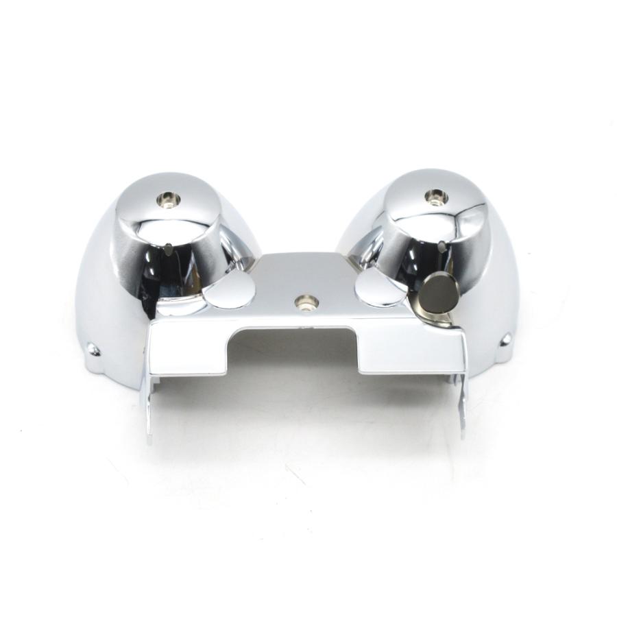 カワサキ純正互換タイプ メーターケース メッキロアカバー◇新品