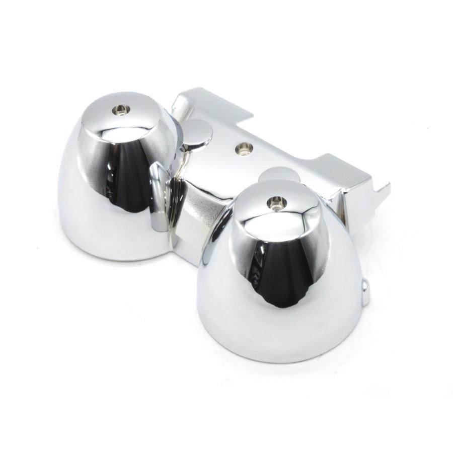 カワサキ純正互換タイプ メーターケース メッキロアカバー◇新品