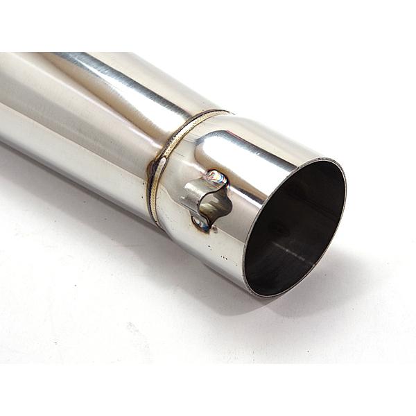 ステンシルバー GPテーパーサイレンサー 60.5mm / 60.5パイ 汎用