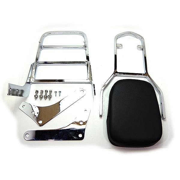新品 キャリア付き シーシーバー メッキ ◇ バックレスト HONDA レブル
