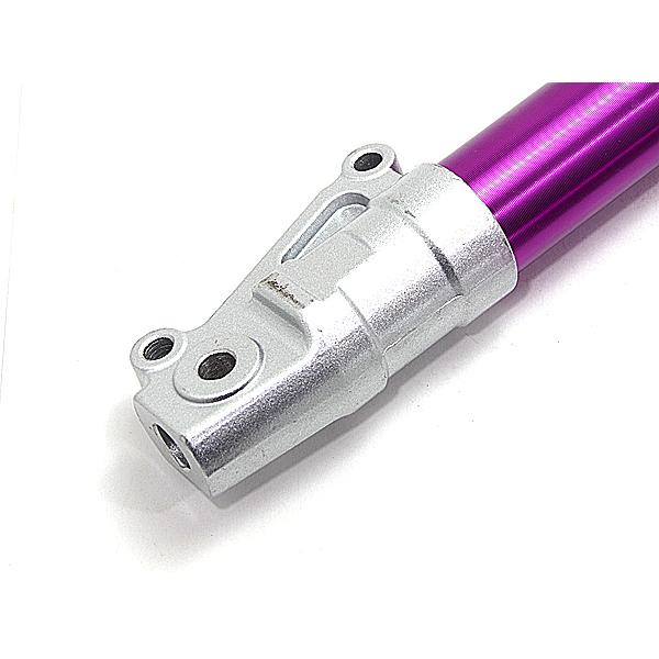 新品 27パイ ZXタイプ フロントフォーク パープル VT/ディスク化