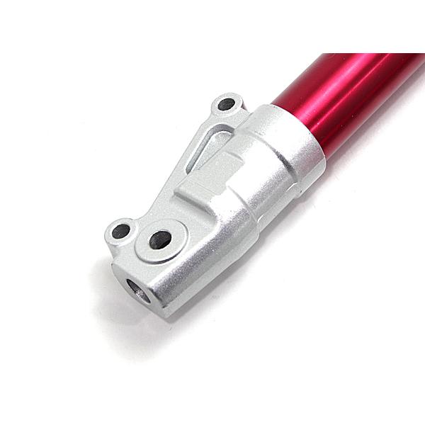 新品 27パイ ZXタイプ フロントフォーク レッド 赤/ディスク化 新品 27パイ ZXタイプ フロントフォーク レッド 赤/ディスク化