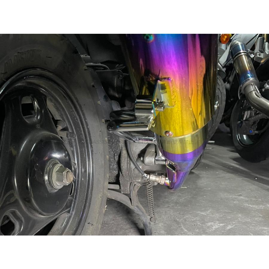 アドレスV125 CF4EA CF46A スーパーショートマフラー チタンカラー Ti