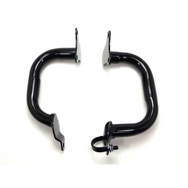 ホンダ HONDA CB750 RC42 エンジンガード 黒 ブラック / スライダー