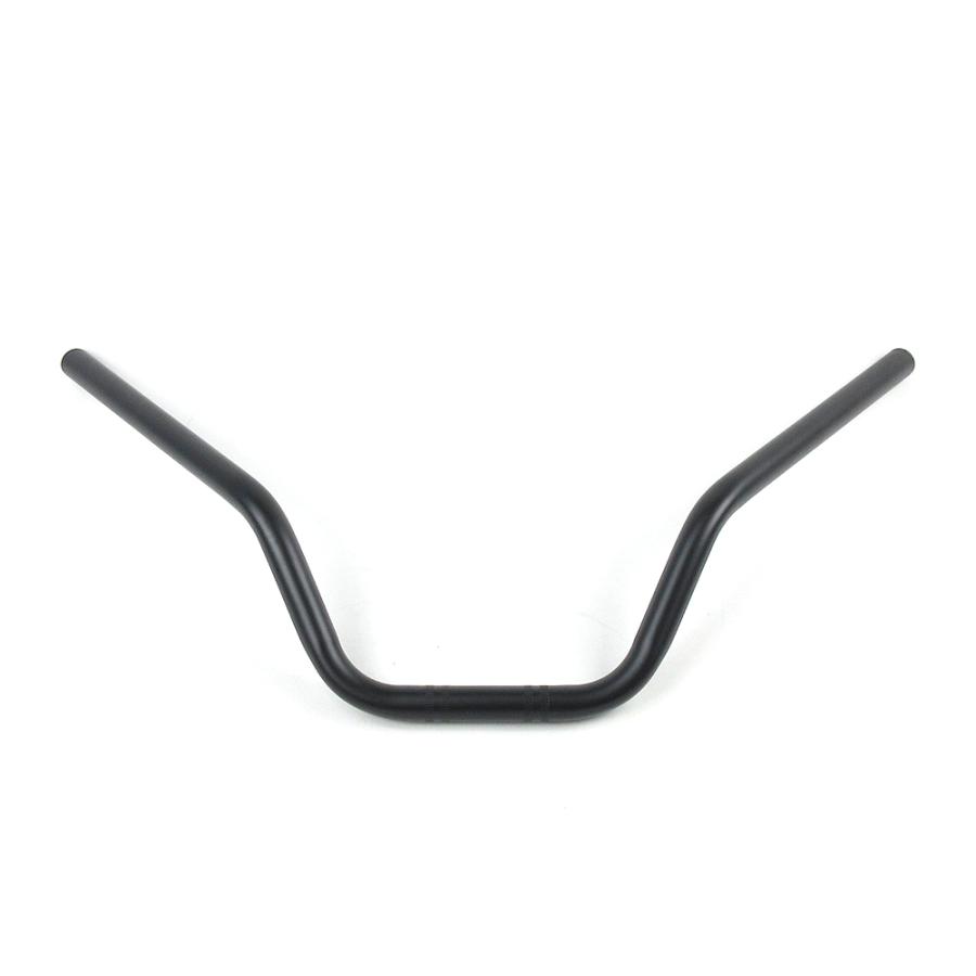 新品 シボリ ハンドルバー スチールマッドブラック 絞り マグザム