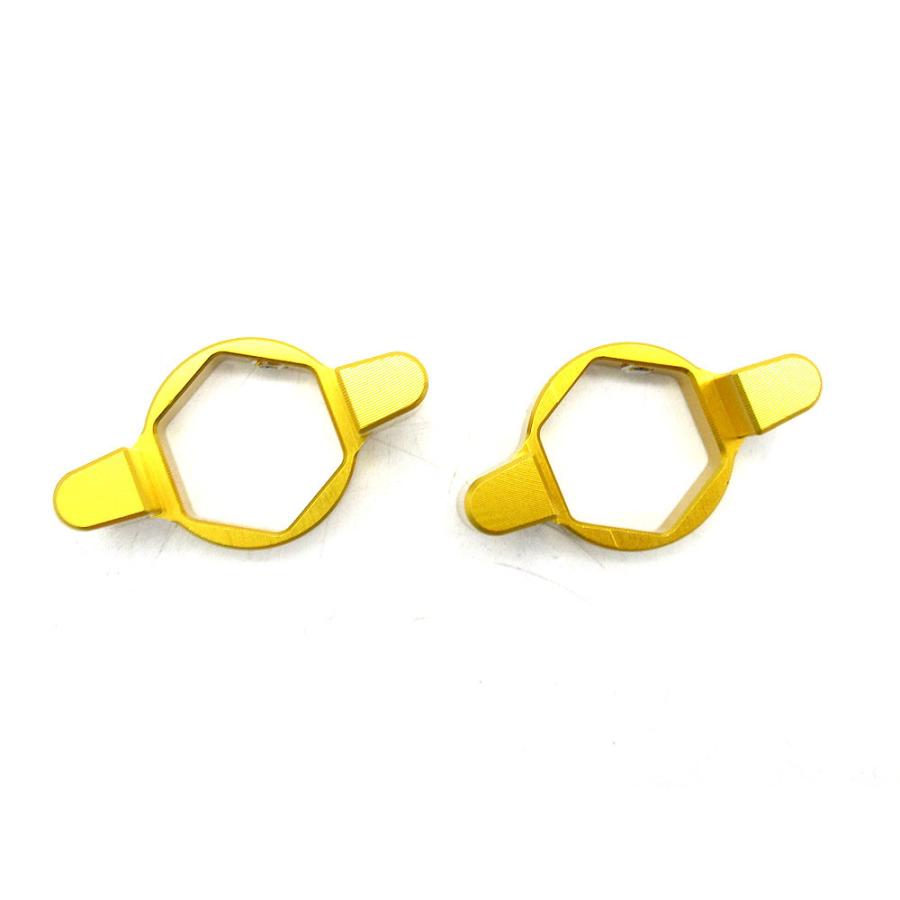 17mm イニシャルアジャスター プリロードアジャスター 2pin 金 2個SET