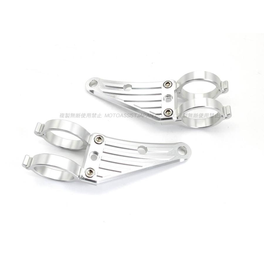 汎用 アルミ CNC ヘッドライトステー SL 33mm フロントフォーク