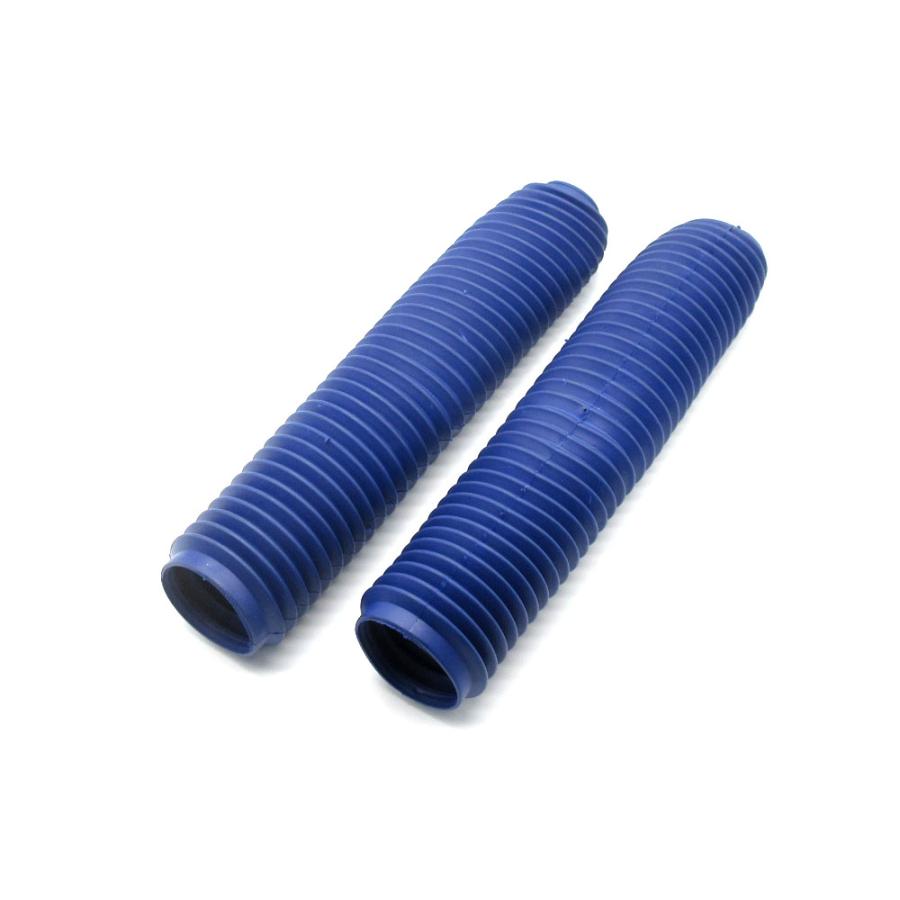 39〜43mm 新品 フロントフォークブーツ ブルー 青 / 汎用 XR250R
