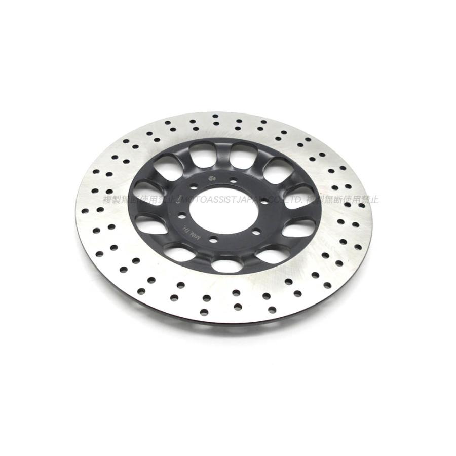 RZ250 GX250 GX400 ドリルド ディスクローター フロント 1枚
