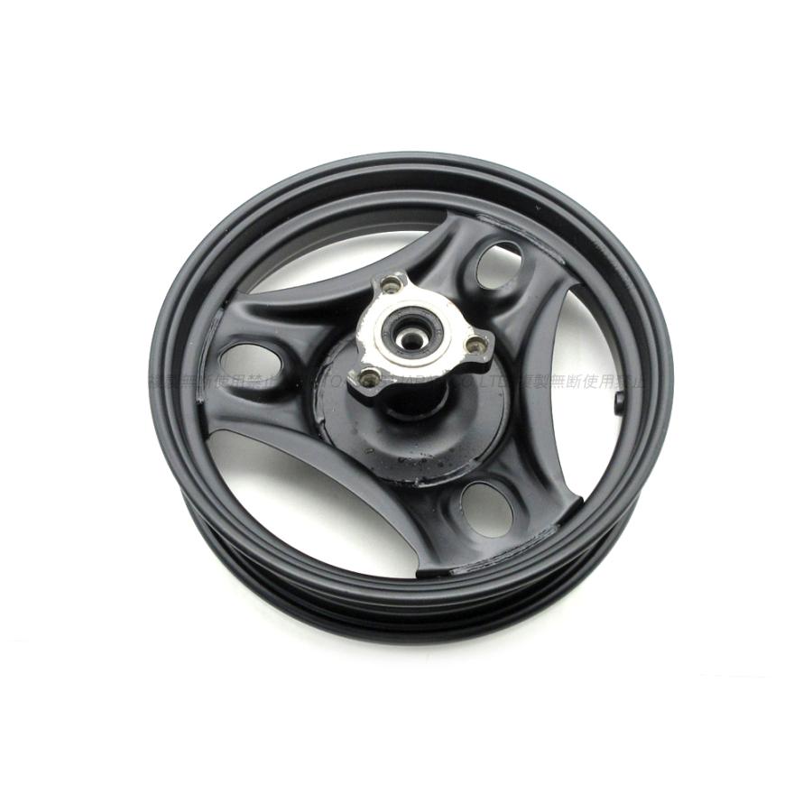 JOG系 新品 フロントホイール ディスク車用 Lバルブ付き / ジョグ