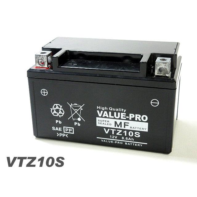 VTZ10S 充電済バッテリー ValuePro / 互換 YTZ10S マグザム