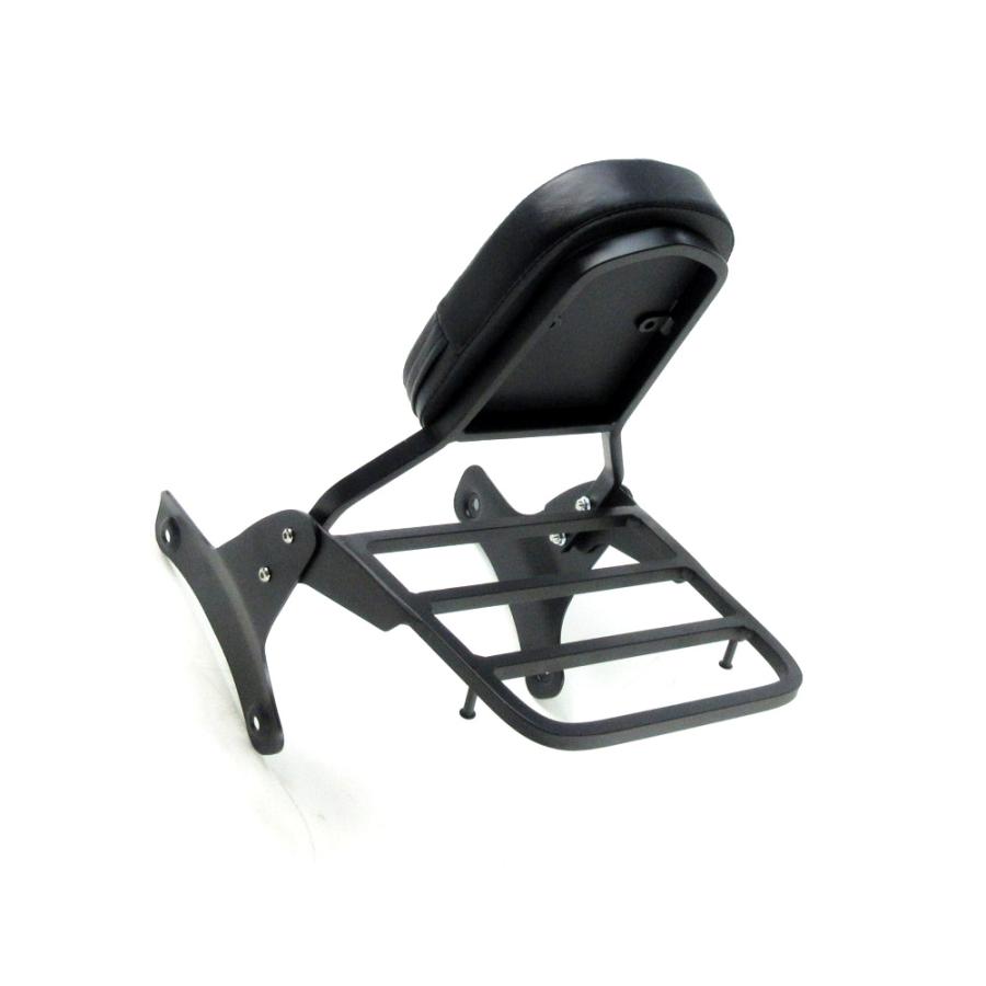 キャリア付き バックレスト 半艶ブラック ◇ 新品 シーシーバー HONDA