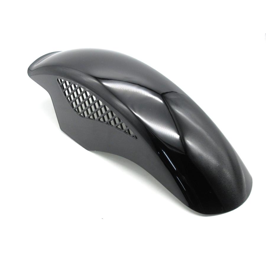 塗装済 BEETタイプ メッシュフェンダー ブラック BK フロント