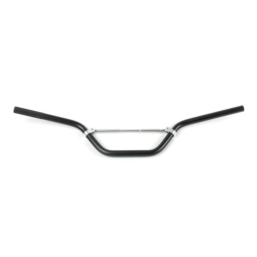 アルミハンドルバー ブレスバー付 高さ 120mm 黒 ブラック/ 新品