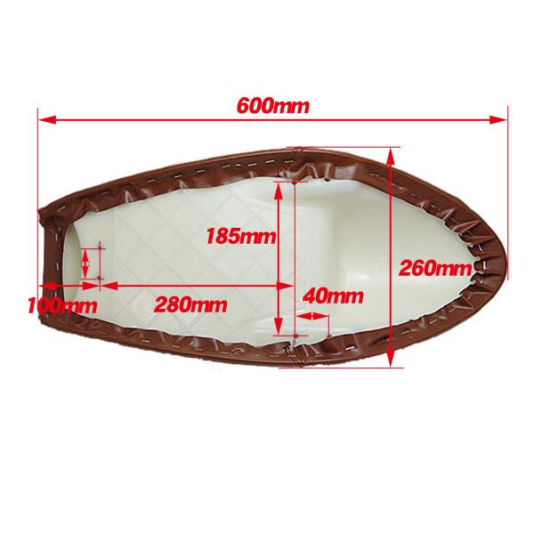 汎用 シート ヴィンテージ レトロ カフェレーサー スタイル シングル