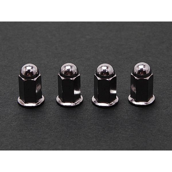 M6 30mm マフラーフランジナット メッキ 4個 / 汎用 エキパイネジ