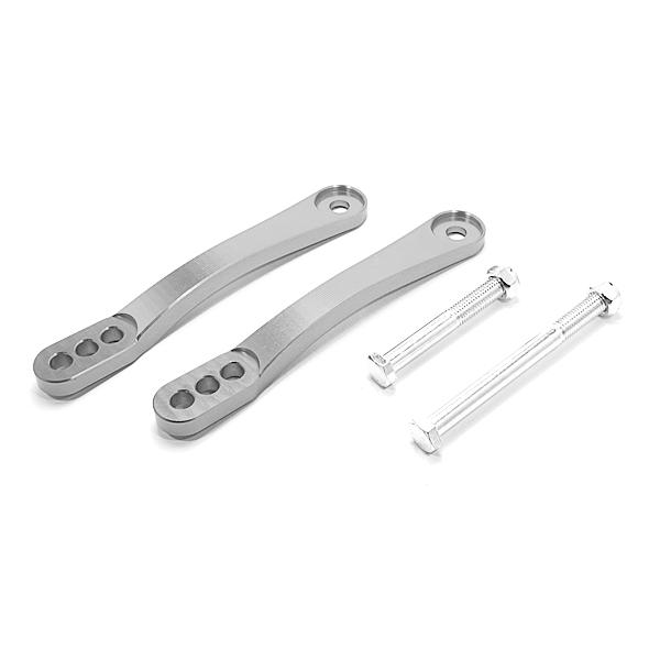 3段階調整 シート高調整 ローダウン リンクロッド シルバー 銀色