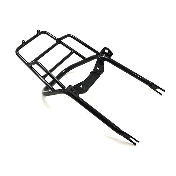 シャリィCHALY 新品 グラブバー付き リアキャリア 黒 ブラック