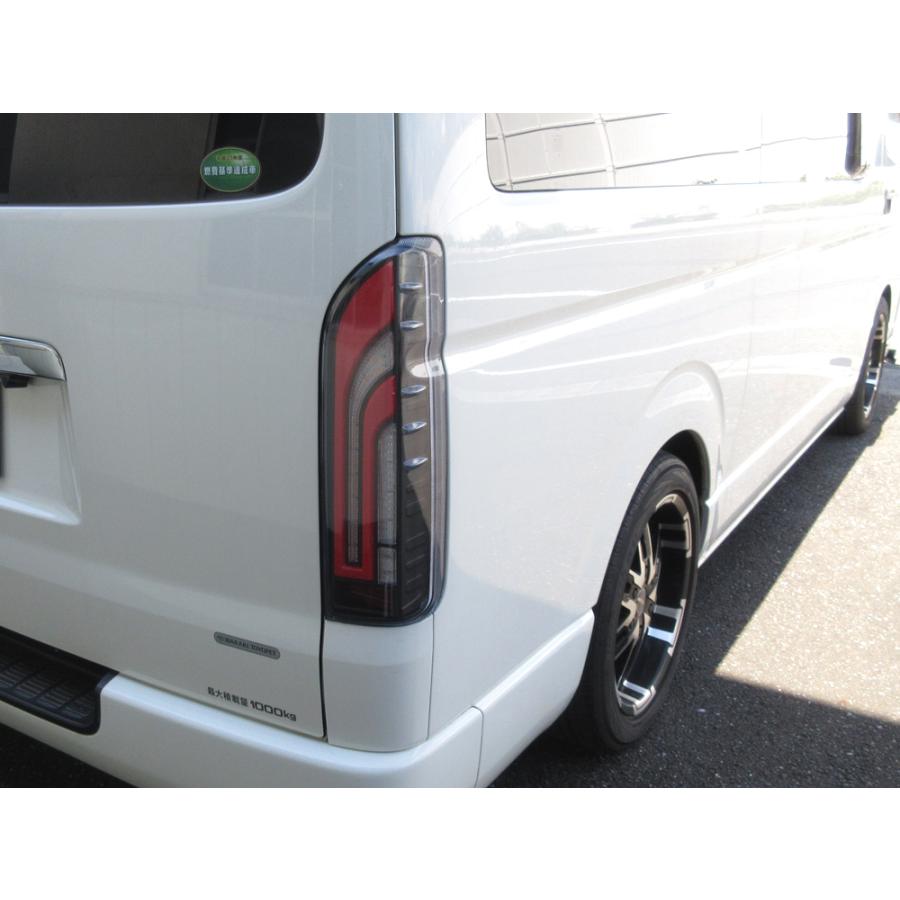 ハイエース 200系 1型2型3型4型4型6型 LEDテールランプ レッド 22RD