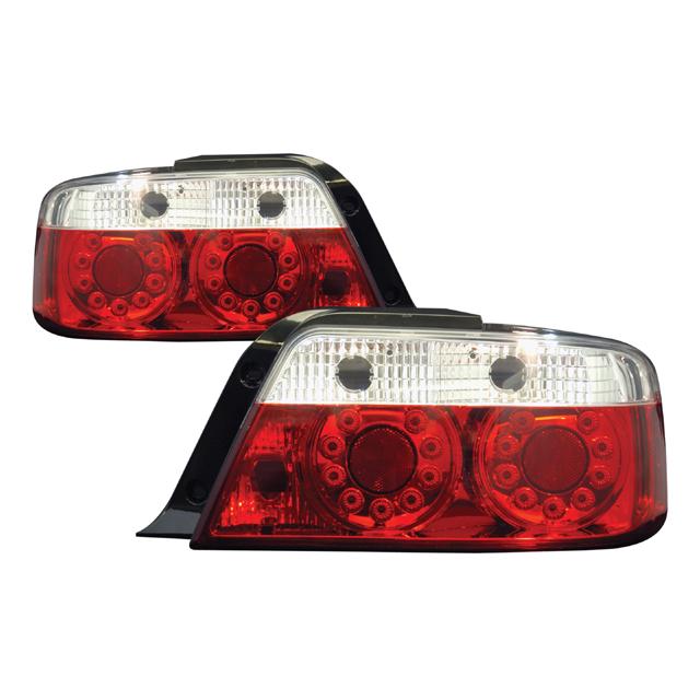 LED テール ランプ クローム インナー レッド＆クリスタル レンズ 100