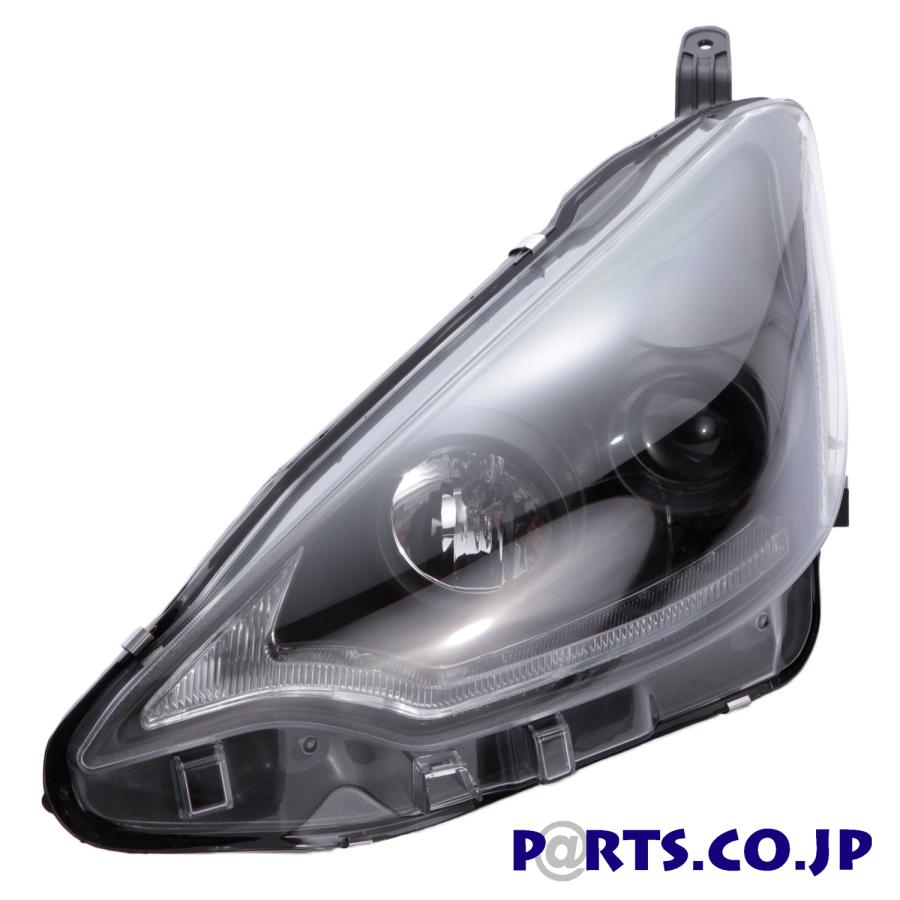 ふぅ 初代アクア　ヘッドライト　社外品 DRLプロジェクターヘッドライト クローム 12〜17 アクア 前期