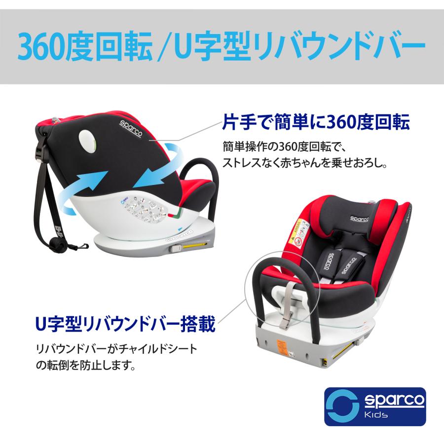 sparco Sparco スパルコ チャイルドシート 新安全基準 R129適合