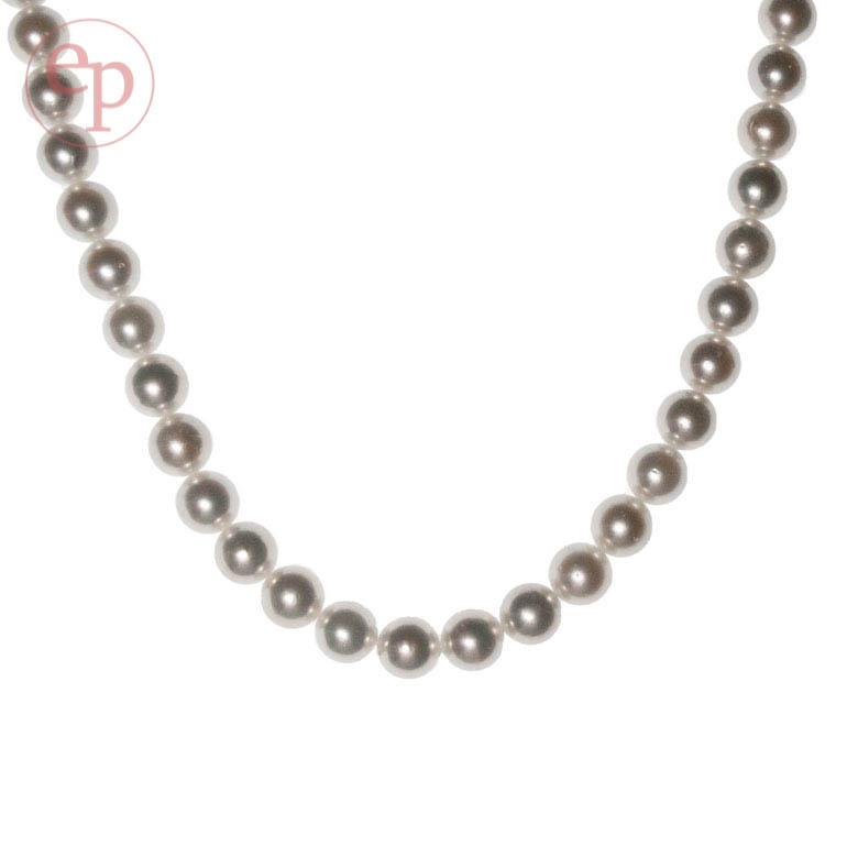 無添加逸品 MUTEN アコヤ真珠 無調色 ナチュラルカラー 7-7.5mm  