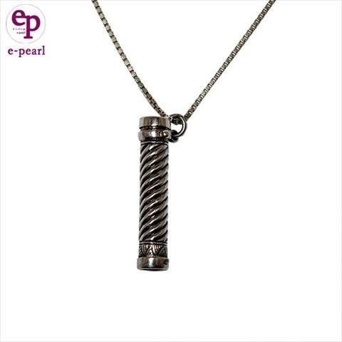 【米国職人によるハンドメイド】【made in USA】カレイドスコープ「万華鏡」【スパイラル】シルバーネックレス【kaleidoscope】