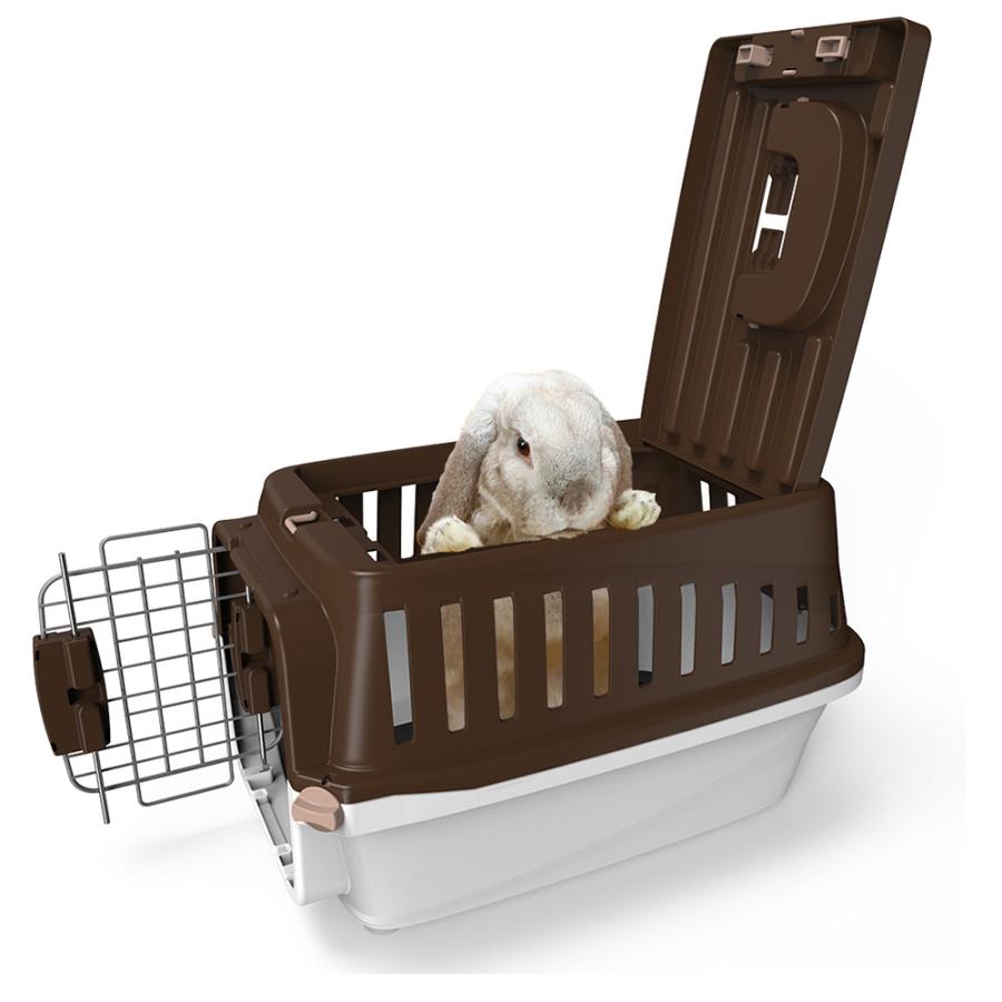 うさぎのおでかけ2ドアキャリー マルカン ML-207 : 小動物用品専門店e