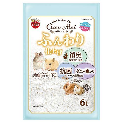 クリーンマット ふんわり仕上げ 6L マルカン ML-445 : 小動物用品専門