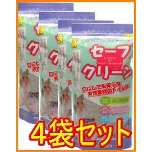 【お買い得】ハムスター用トイレ砂セーフクリーン約900cc×４個セット の商品画像