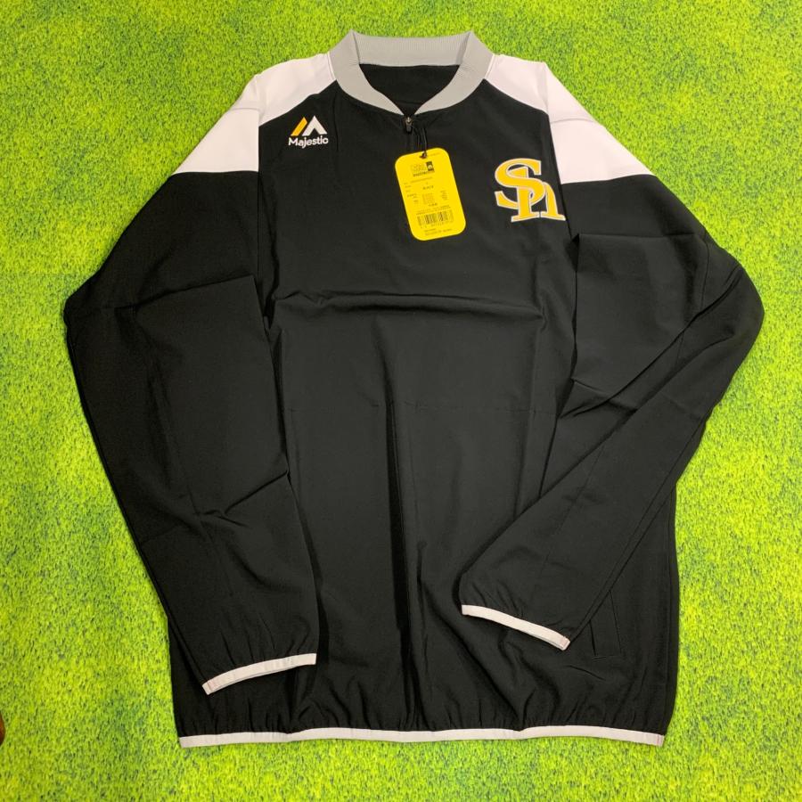 ソフトバンクホークス プロコレクション ゲーマー長袖シャツ ビジター